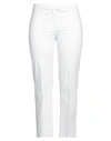 Philosophy Di Lorenzo Serafini Woman Pants White Size 10 Cotton, Elastane