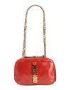Moschino Woman Shoulder Bag Tomato Red Size - Leather