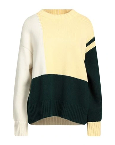 Jil Sander Woman Sweater Light Yellow Size 2 Cashmere
