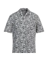 Palm Angels Man Shirt White Size 38 Cotton, Polyester In White