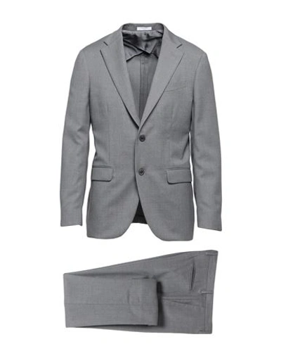 Boglioli Man Suit Grey Size 44 Virgin Wool