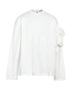Oamc Man T-shirt White Size Xl Organic Cotton, Cotton, Elastane