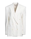 Stella Mccartney Woman Blazer White Size 4-6 Viscose, Linen