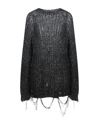 Maison Margiela Woman Sweater Black Size Xxl Polyamide, Polyester