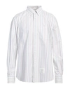 THOM BROWNE THOM BROWNE MAN SHIRT WHITE SIZE 3 COTTON