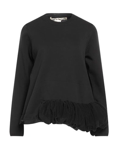 Comme Des Garçons Woman Sweater Black Size S Polyester