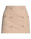 BURBERRY BURBERRY WOMAN MINI SKIRT BLUSH SIZE 10 COTTON