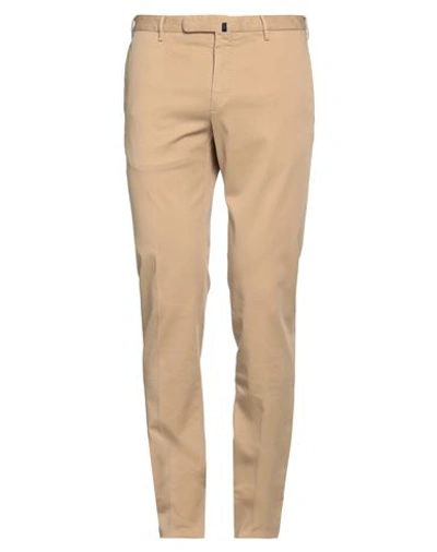 Incotex Man Pants Sand Size 42 Cotton In Beige