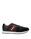 Bally Man Sneakers Black Size 13 Calfskin