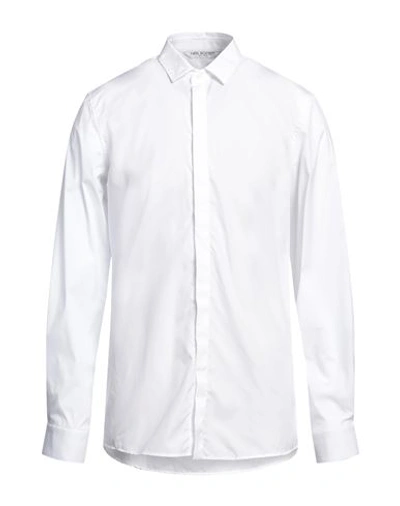 Neil Barrett Man Shirt White Size Xl Cotton, Polyamide, Elastane