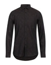 Black Circus Man Shirt Dark Brown Size Xxl Cotton In Brown
