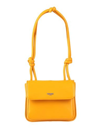 Moschino Woman Shoulder Bag Apricot Size - Leather In Orange