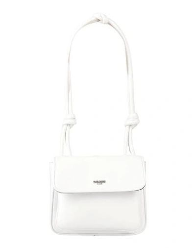 Moschino Woman Shoulder Bag White Size - Leather