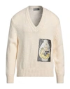 DIOR DIOR HOMME MAN SWEATER IVORY SIZE L WOOL