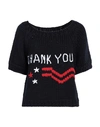Raf Simons Woman Sweater Midnight Blue Size S Wool In Blue