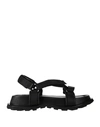 Jil Sander Man Sandals Black Size 12 Leather