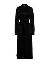 Msgm Woman Maxi Dress Black Size 8 Acetate, Viscose