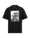 Neil Barrett Man T-shirt Black Size Xxl Cotton In Black