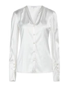 Patrizia Pepe Woman Shirt White Size 4 Viscose, Polyamide, Elastane