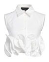 Rochas Woman Shirt White Size 8 Cotton