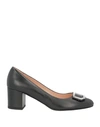 Bally Woman Pumps Black Size 10 Lambskin