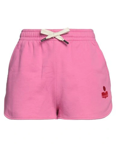 Isabel Marant Étoile Marant Étoile Woman Shorts & Bermuda Shorts Fuchsia Size 8 Cotton, Polyester In Pink