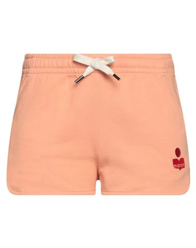 Isabel Marant Étoile Marant Étoile Woman Shorts & Bermuda Shorts Antique Rose Size 2 Cotton, Polyester In Mandarin