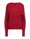 Isabel Marant Woman Sweater Tomato Red Size 8 Mohair Wool, Polyamide, Merino Wool In Tomato Red