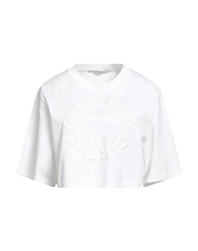 Stella Mccartney Woman T-shirt White Size M Cotton
