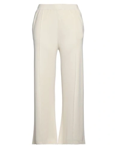 The Row Woman Pants Cream Size M Silk In White