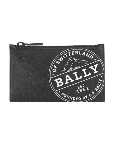 Bally Man Document Holder Black Size - Bovine Leather