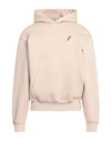 Neil Barrett Man Sweatshirt Beige Size Xl Cotton, Polyester