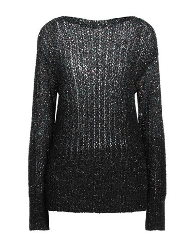 Maison Margiela Woman Sweater Black Size L Polyamide, Polyester