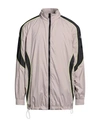 Givenchy Logo Zip-up Jacket With High Neck And Pockets In Grey