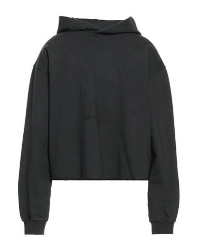 Maison Margiela Man Sweatshirt Steel Grey Size L Cotton