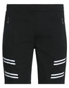 Neil Barrett Man Shorts & Bermuda Shorts Black Size Xxl Viscose, Polyamide, Elastane In Black