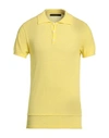Messagerie Man Sweater Yellow Size 44 Cotton, Polyamide