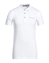 Takeshy Kurosawa Man Polo Shirt White Size S Cotton, Elastane