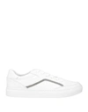 Brunello Cucinelli Women's Monili-beaded Leather Low-top Sneakers In White