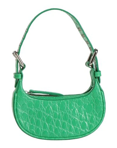 By Far Womens Green Leather Handbag