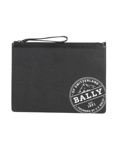 Bally Man Handbag Black Size - Soft Leather