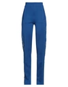 Burberry Woman Pants Bright Blue Size L Viscose, Polyester, Polyamide, Elastane In Blue
