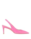 Stuart Weitzman Woman Pumps Pink Size 7.5 Soft Leather