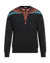 MARCELO BURLON COUNTY OF MILAN MARCELO BURLON MAN SWEATER BLACK SIZE L COTTON