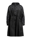 MACKINTOSH MACKINTOSH MAN OVERCOAT & TRENCH COAT BLACK SIZE XL COTTON, POLYAMIDE