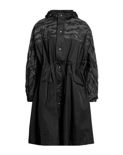 Mackintosh Man Overcoat & Trench Coat Black Size L Cotton, Polyamide