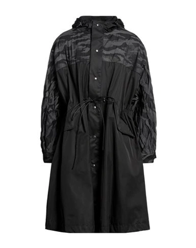 Mackintosh Man Overcoat & Trench Coat Black Size Xl Cotton, Polyamide