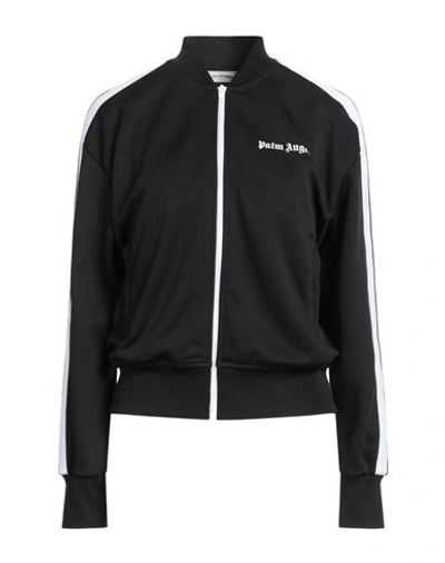 Palm Angels Woman Sweatshirt Black Size Xl Polyester, Elastane, Recycled Polyester