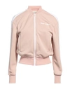 Palm Angels Woman Sweatshirt Pastel Pink Size Xs Polyester, Elastane, Recycled Polyester