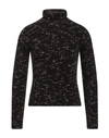 Raf Simons Man Turtleneck Dark Brown Size L Mohair Wool, Wool, Polyamide